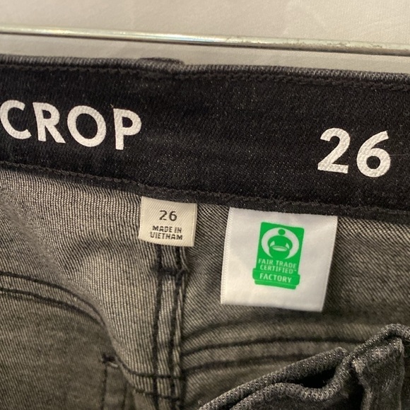 J. Crew Demi-Boot Crop Jean in black sz26 - Picture 3 of 7